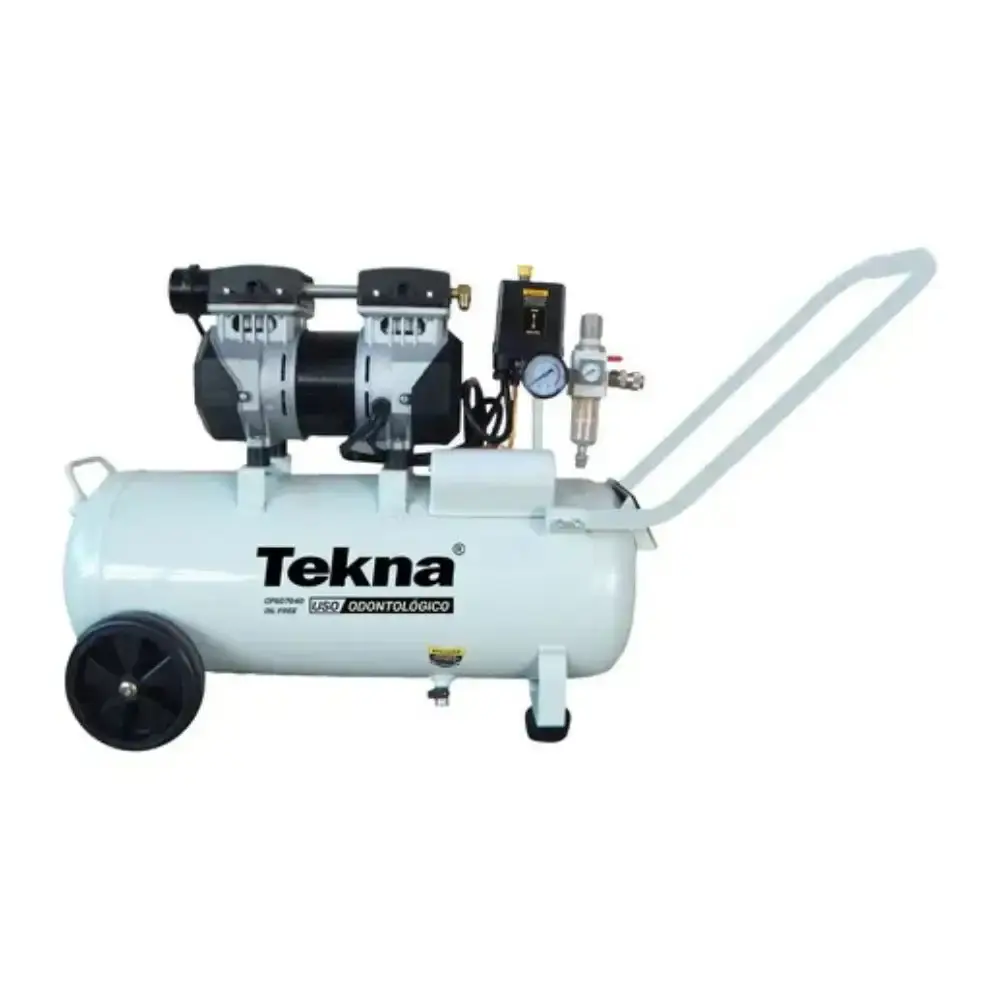 Compressor odontológico 6.4 PES CPSD7040/35L 116PSI silencioso 220V 1012106 Tekna — fotografia 4