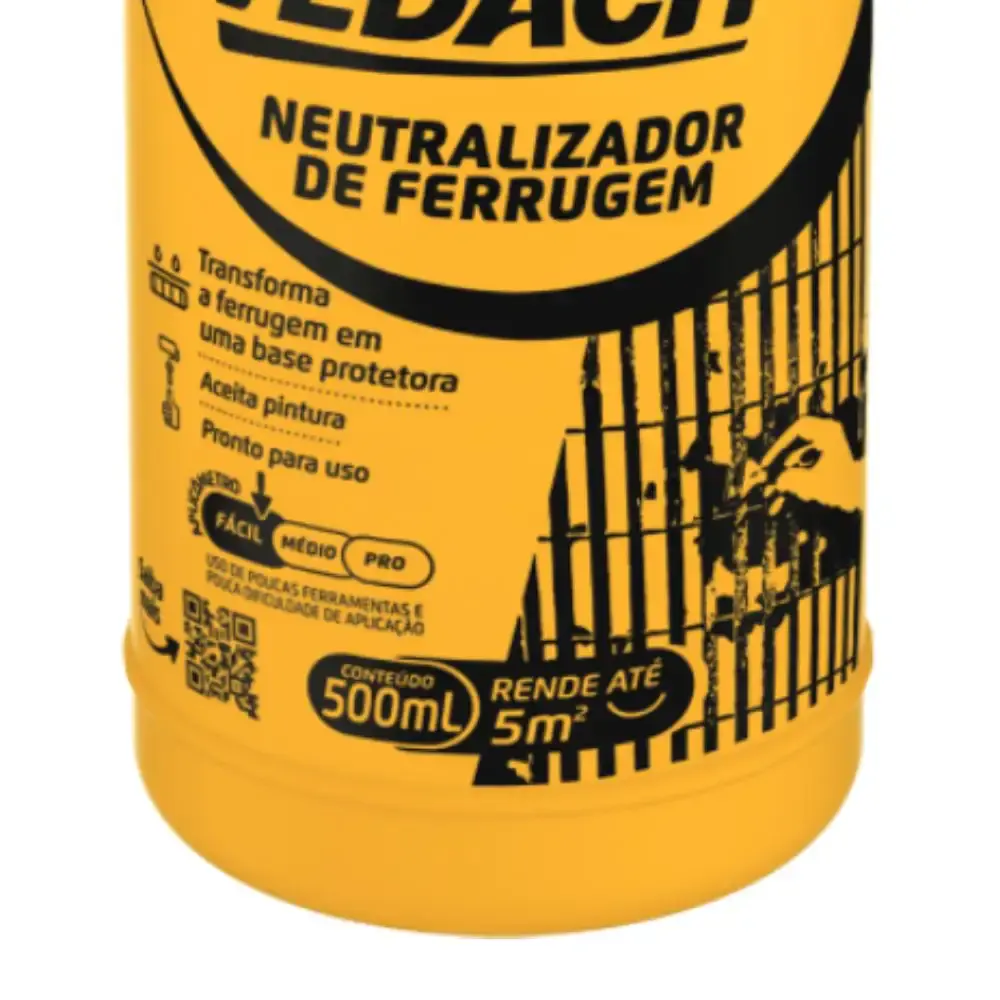 Neutralizador ferrugem vedacit 500 ML para metais ferrosos otto Tapmatic — fotografia 4