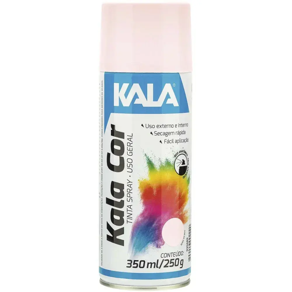Tinta spray uso geral rosa 350ML Kala — fotografia 2