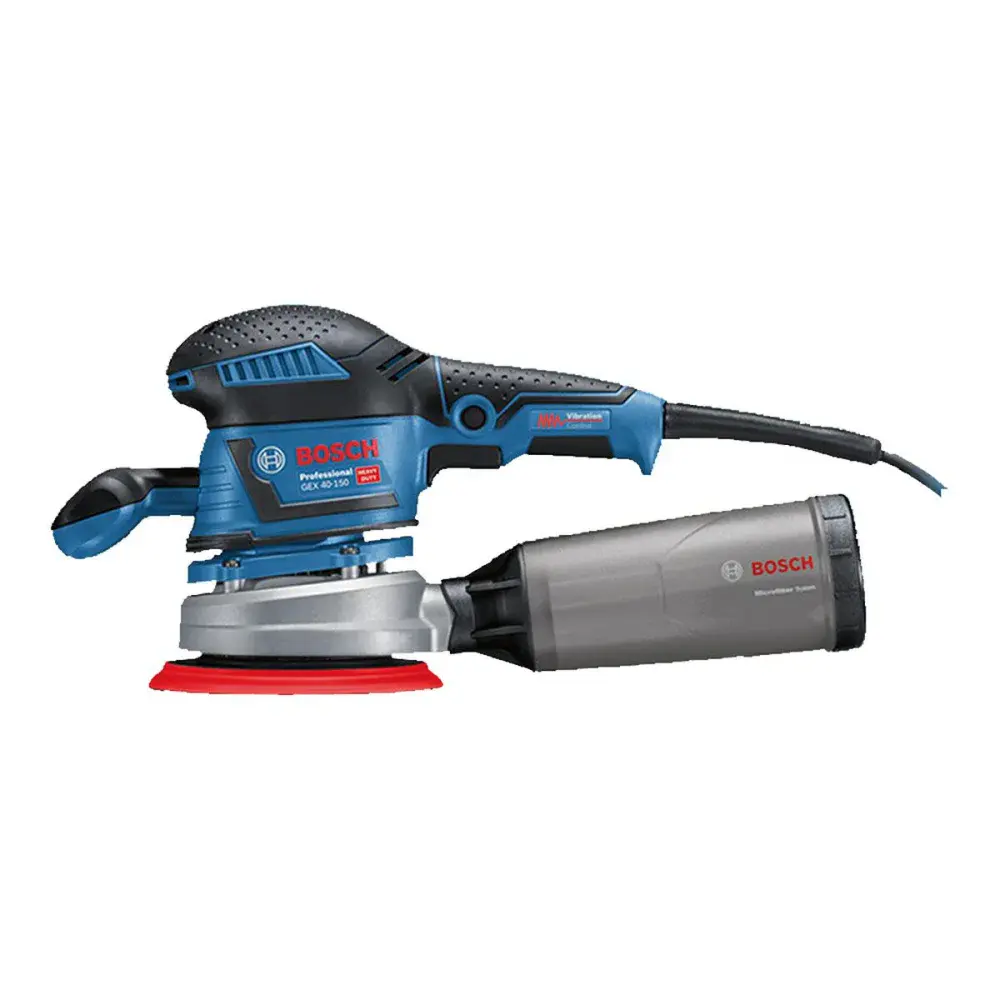 Lixadeira excêntrica gex 40 150 400W 127V Bosch — fotografia 2