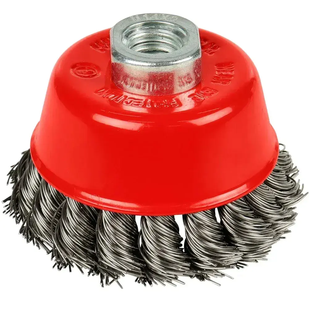 Escova copo em aço inox 3 76,20MM Worker — fotografia 5