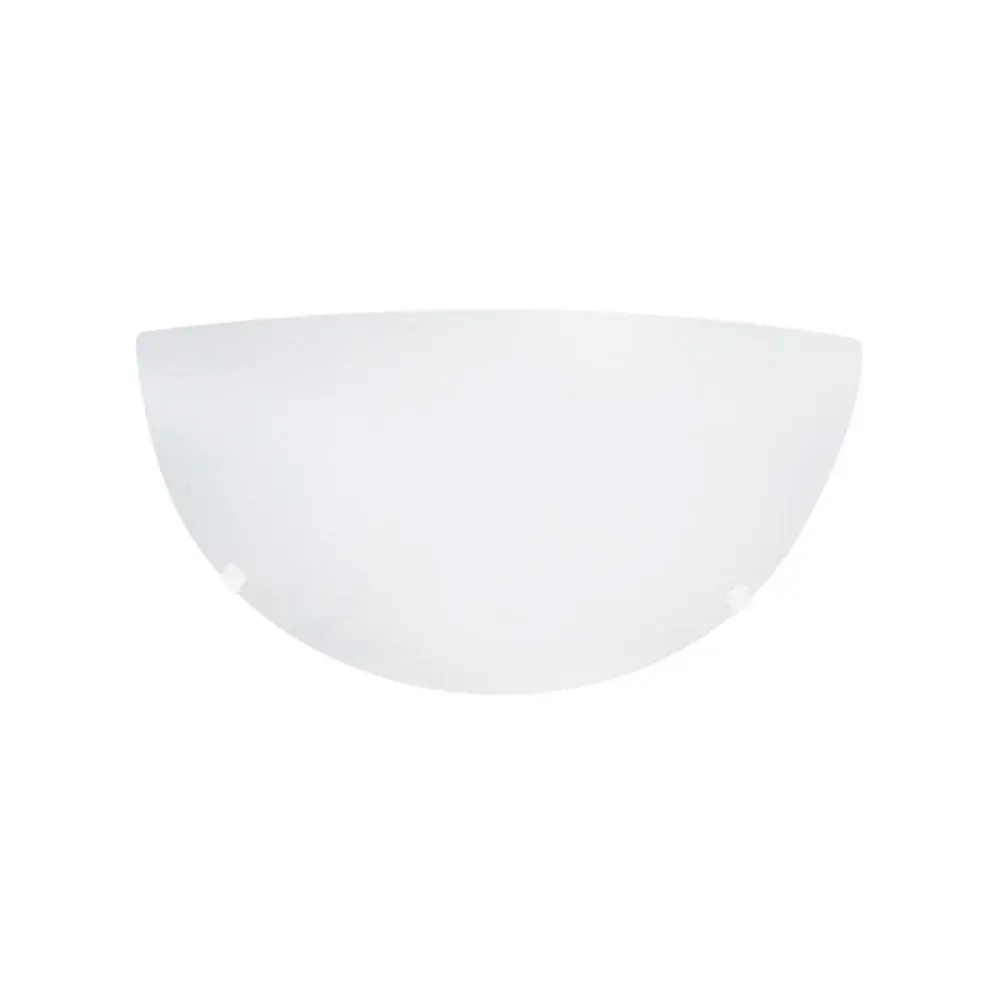Luminária arandela jurere vidro fosco 1XE27 branco Taschibra
