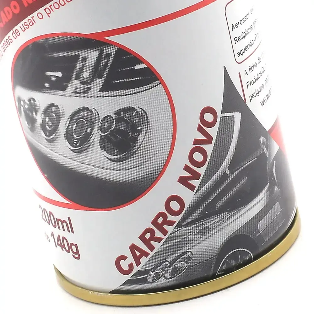 Limpa ar condicionado spray 200ML carro novo 5977 Orbi — fotografia 4
