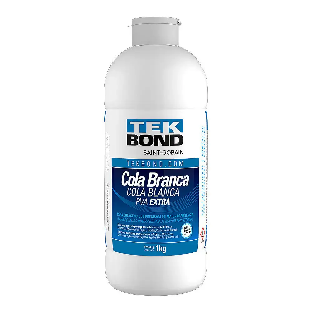 Cola branca 1KG extra pva 22401002401 Tekbond — fotografia de referência