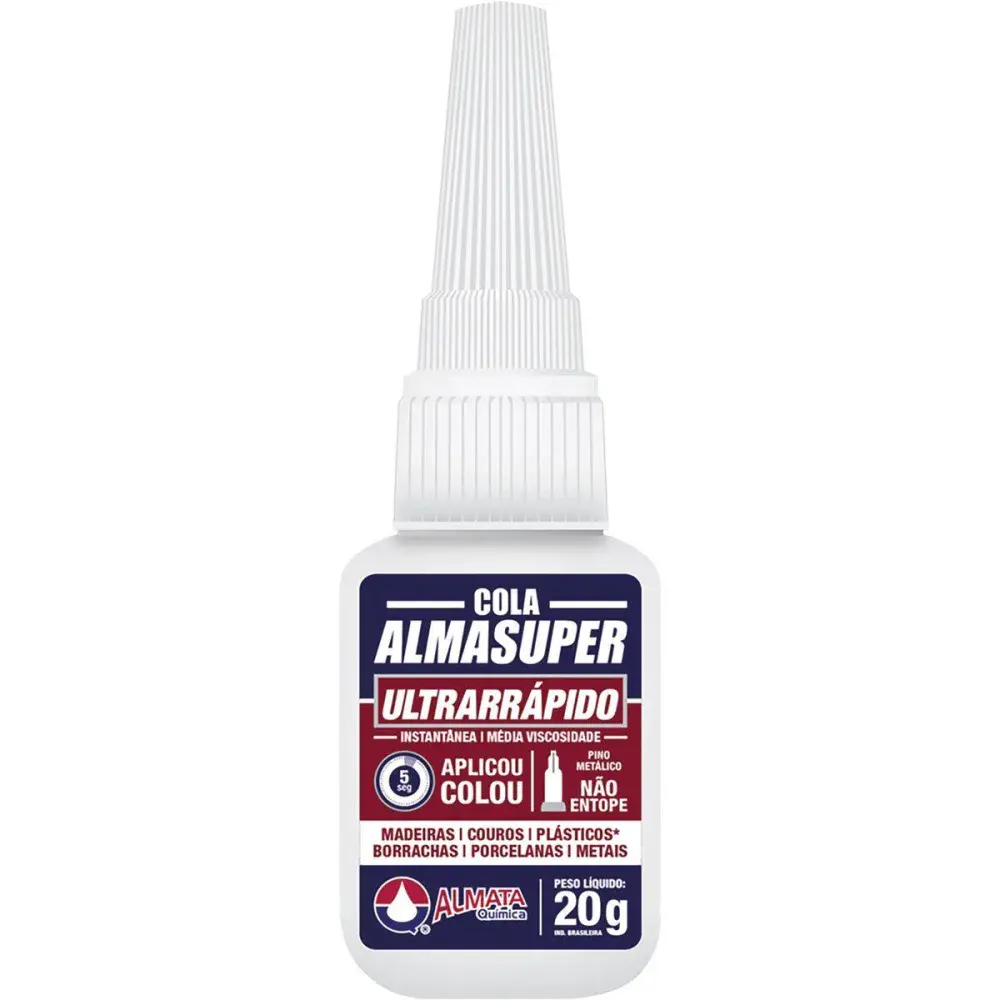 Adesivo instantâneo ultrarápido 20G Almata