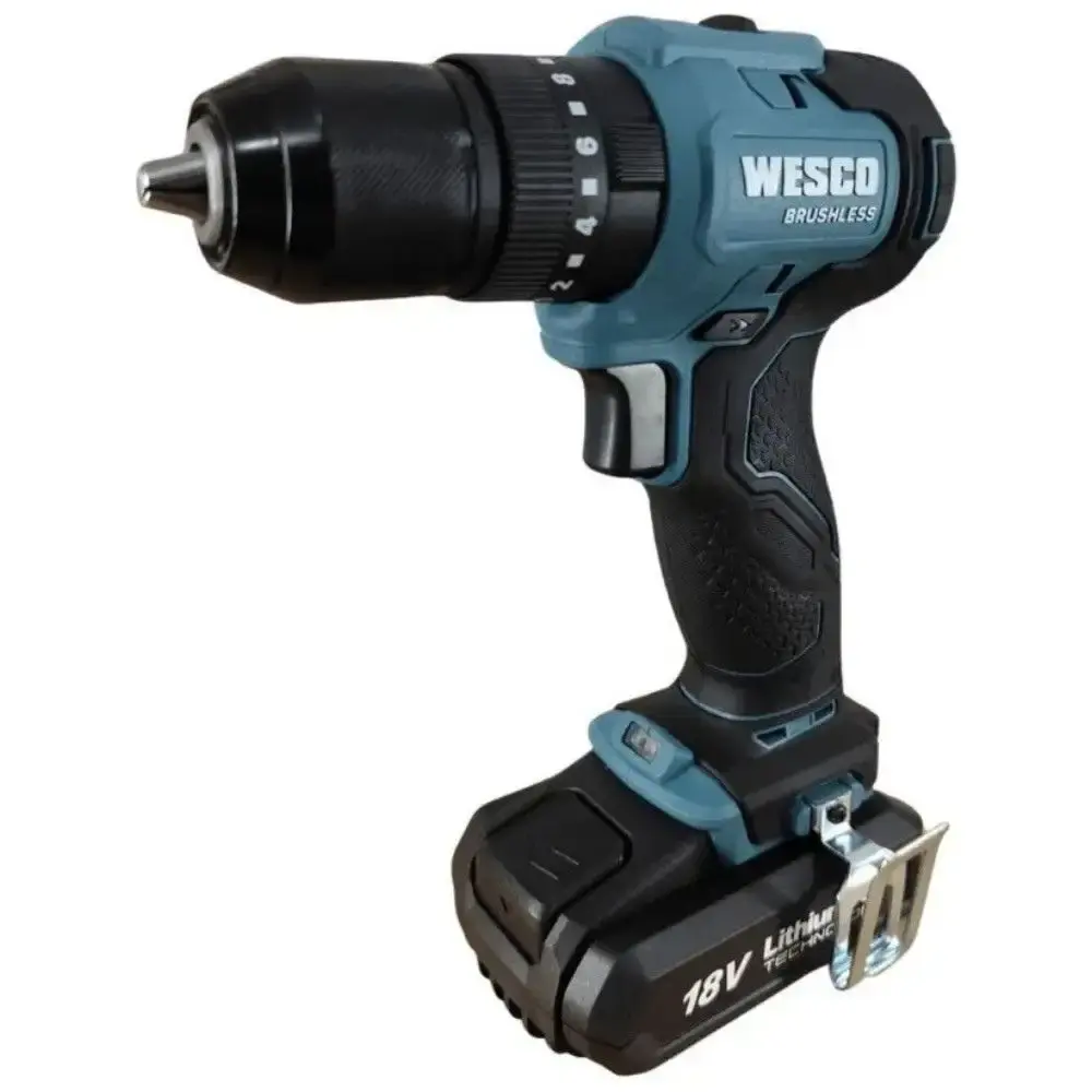 Parafusadeira 18V 1/2 POL com compressor de ar portátil 160 PSI bateria e carregador Wesco — fotografia 4