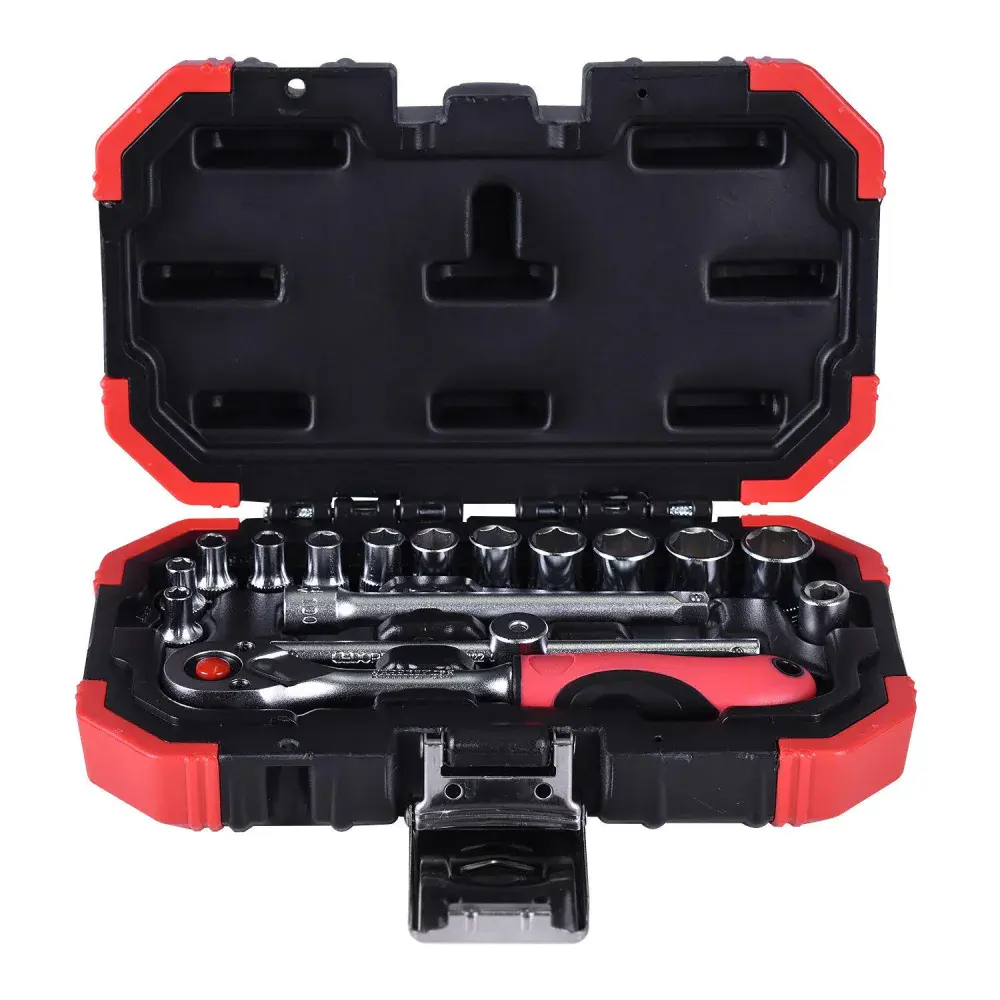 Jogo de soquetes sextavados 16 peç R49003016 Gedore red
