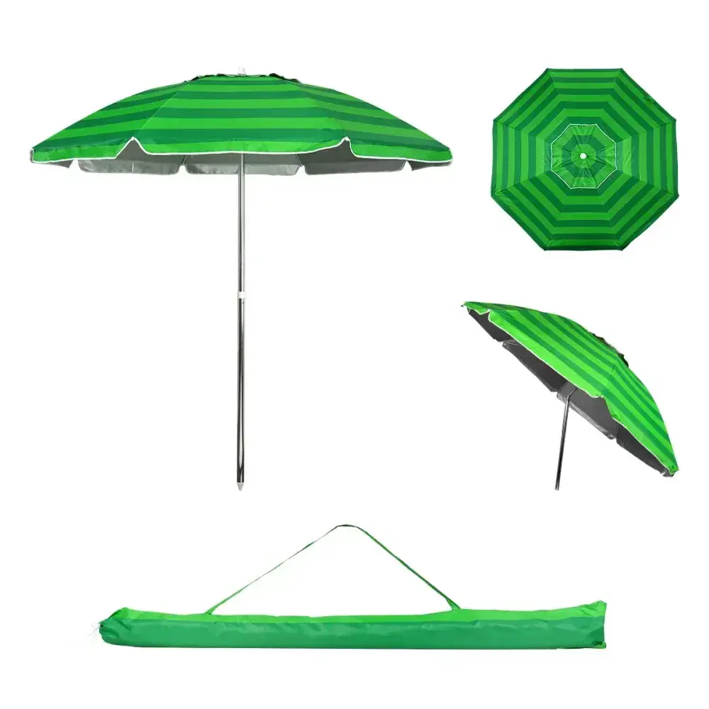 Guarda sol articulado alumínio 2,40M Kala — fotografia 10