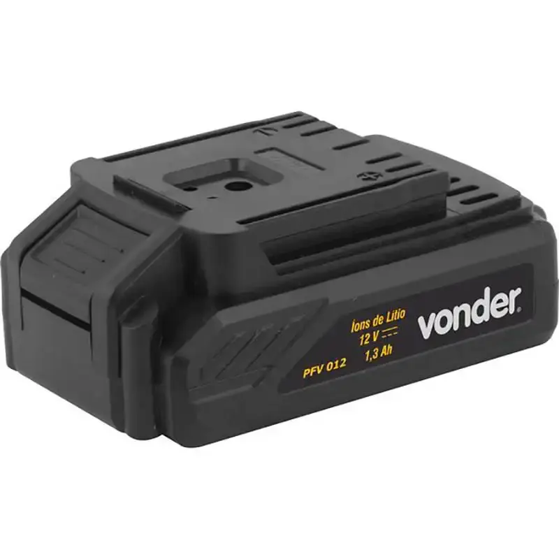 Kit 2 baterias 12V lítio para parafusadeira furadeira PFV 012 Vonder + bolsa — fotografia 4