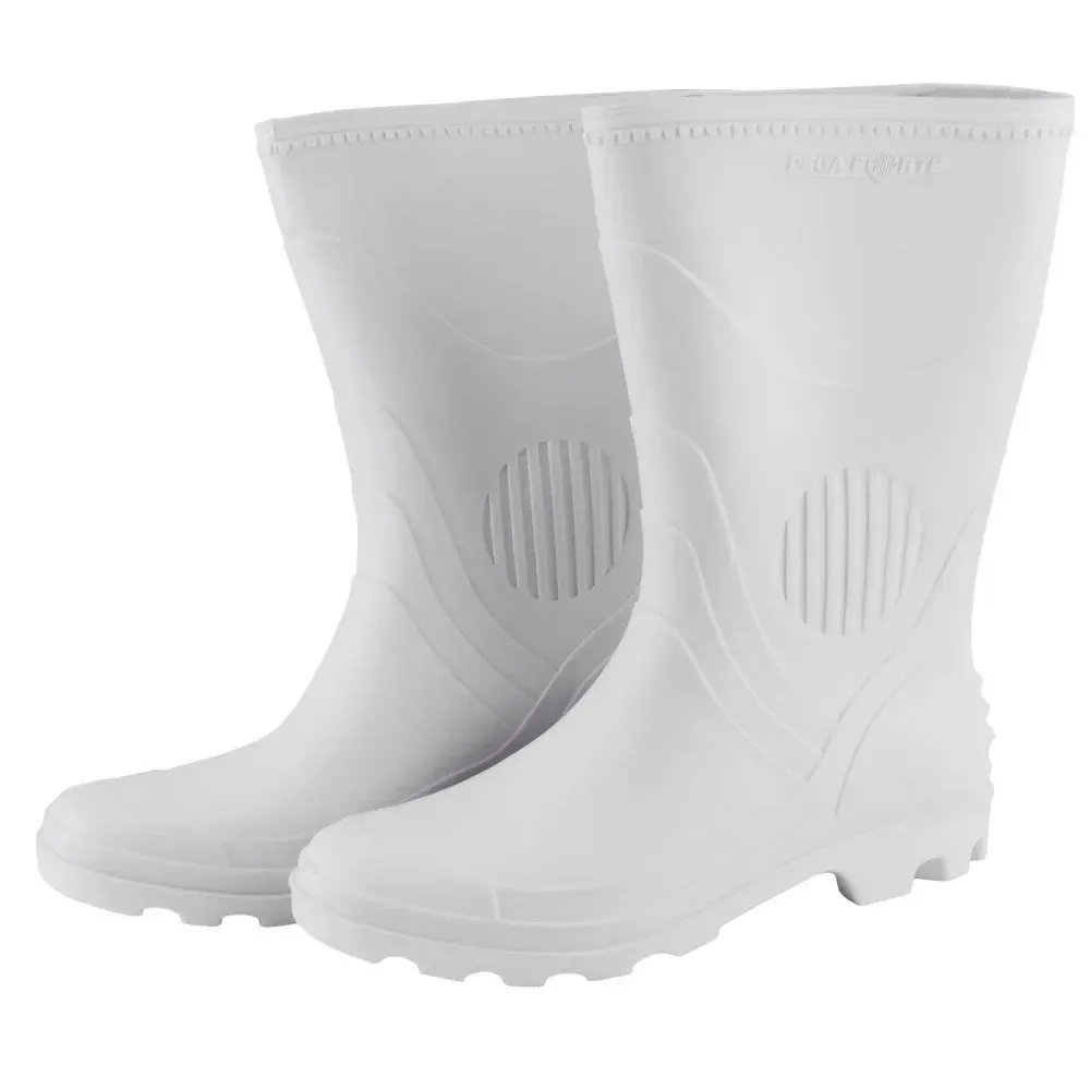 Bota de pvc branca Nº39 modelo 387 pega forte grendene