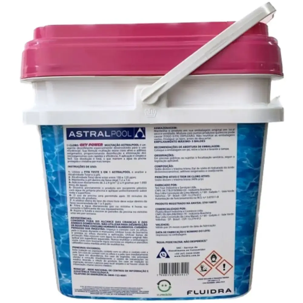 Cloro para piscina oxypower Astralpool balde 10 KG fluidra — fotografia 3