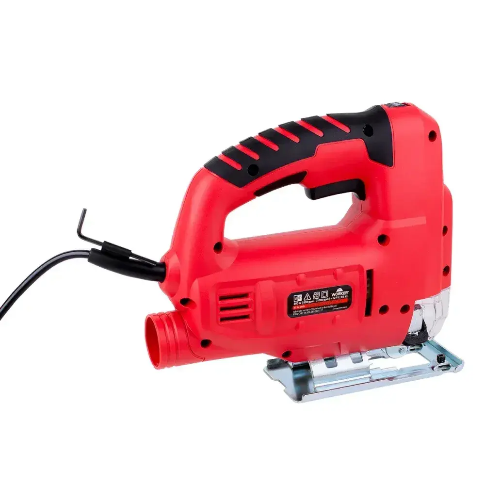 Serra tico tico elétrica tipo m/t 800W 127V Worker — fotografia 4