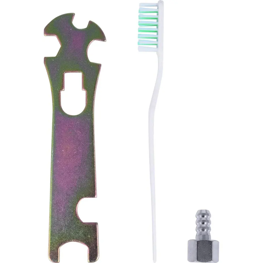 Pistola de pintura sucção 1/4 2MM 100CC 1L Bumafer — fotografia 5