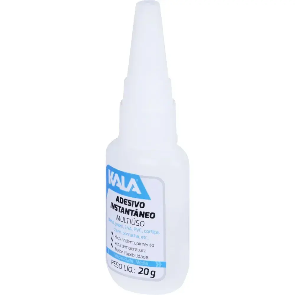 Adesivo instantâneo com bico antientupimento 20G Kala — fotografia 6