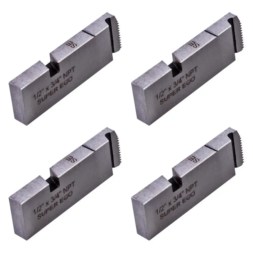 Kit cossinetes para rosqueadeira 1/2"-3/4" npt aço carbono linha super ego rothenberger — fotografia 5
