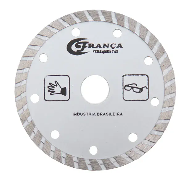 Disco diamantado turbo ecco prata 110X20X8 - F2817 - França