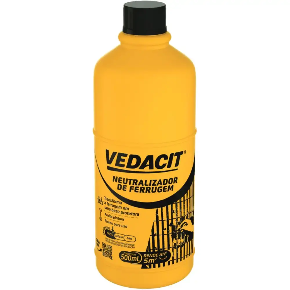 Neutralizador ferrugem vedacit 500 ML para metais ferrosos otto Tapmatic