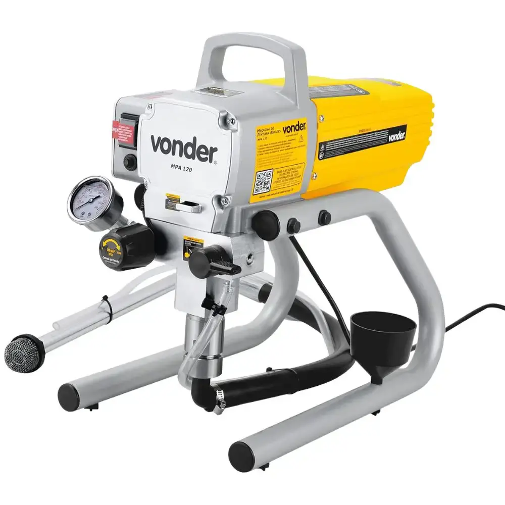Máquina de pintura airless 1,2 HP MPA 120 Vonder com conjunto pintura 5 peças NOVE54 110 V — fotografia 2