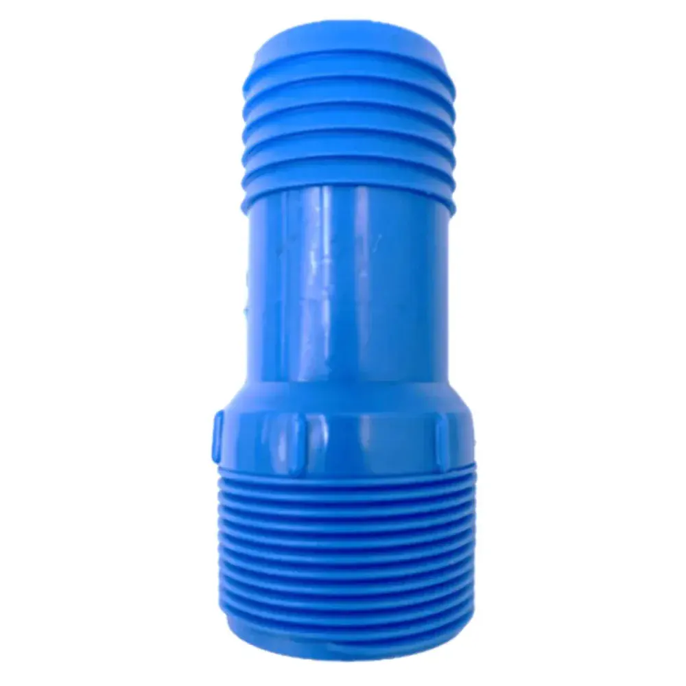 Conexão de mangueira adaptador externa azul 1.1/2” azul Liege — fotografia de referência