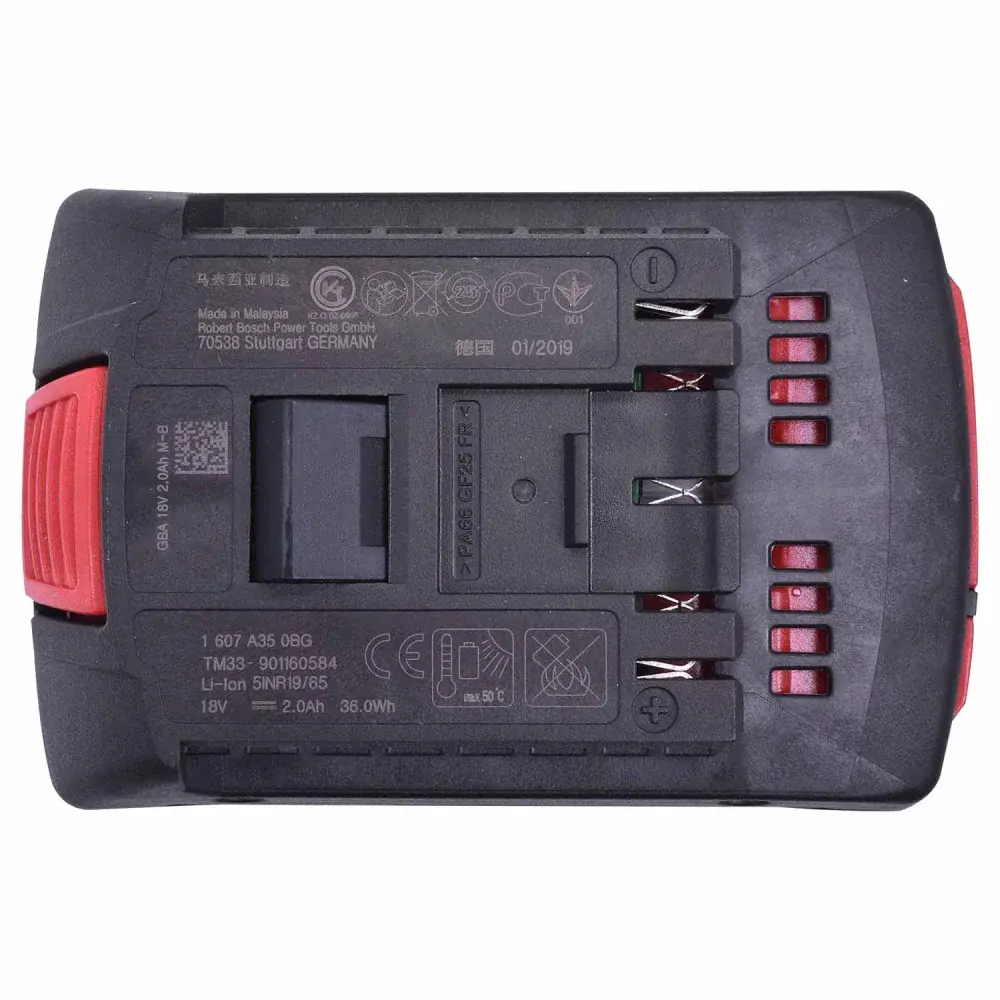 Bateria de lítio 18V 2.0AH Bosch — fotografia 5