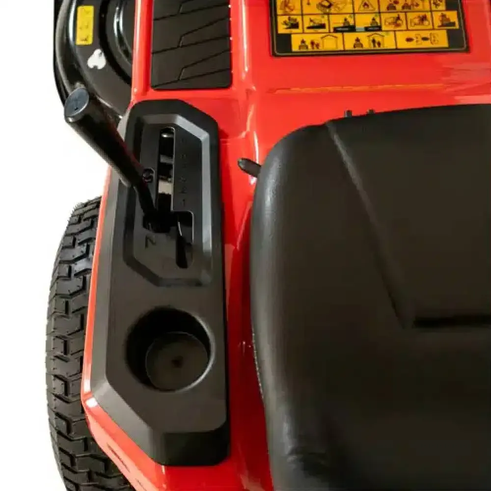 Trator cortador de grama 17HP gasolina 4T com recolhedor 42POL Toyama — fotografia 10