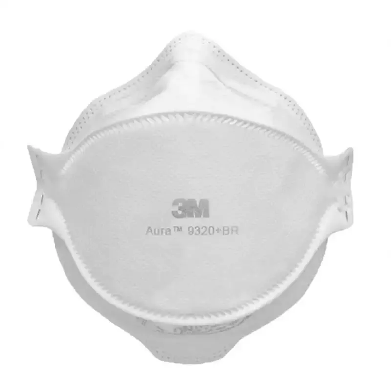 Máscara respirador PFF-2 aura 9320+BR 3 camadas kit com 10 unidades 3M — fotografia 3