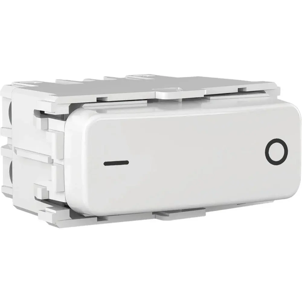 Módulo de interruptor bipolar 10A/250V branco da WEG