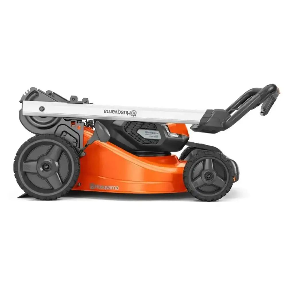 Cortador de grama a bat LE322R carregador rápido 40-C500X e bateria B220X 36V 6AH Husqvarna — fotografia 6