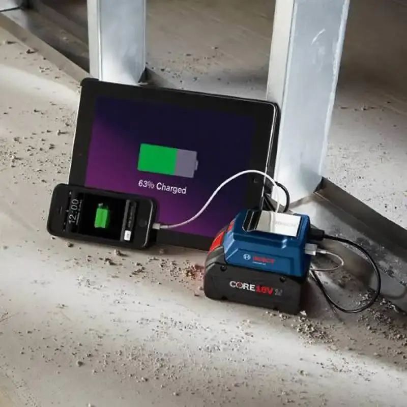Adaptador USB GAA 18V-24 para baterias 18V Bosch — fotografia 4