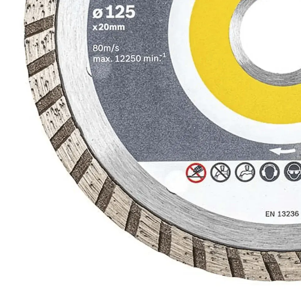 Disco diamantado turbo 125 x 20MM concret da Bosch — fotografia 5