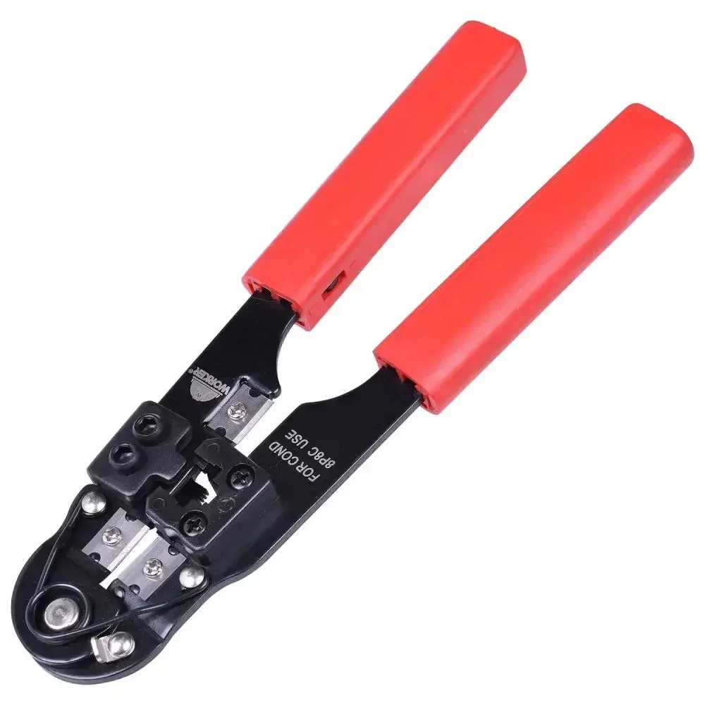 Alicate crimpador 8P8C RJ45 Worker — fotografia 9
