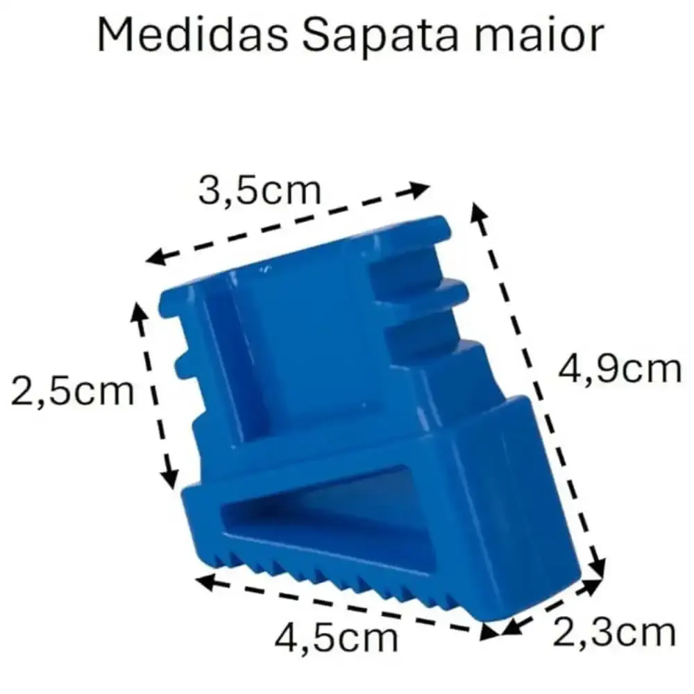 Protetor de pés para escadas com 4 unidades 6085 Mor — fotografia 5