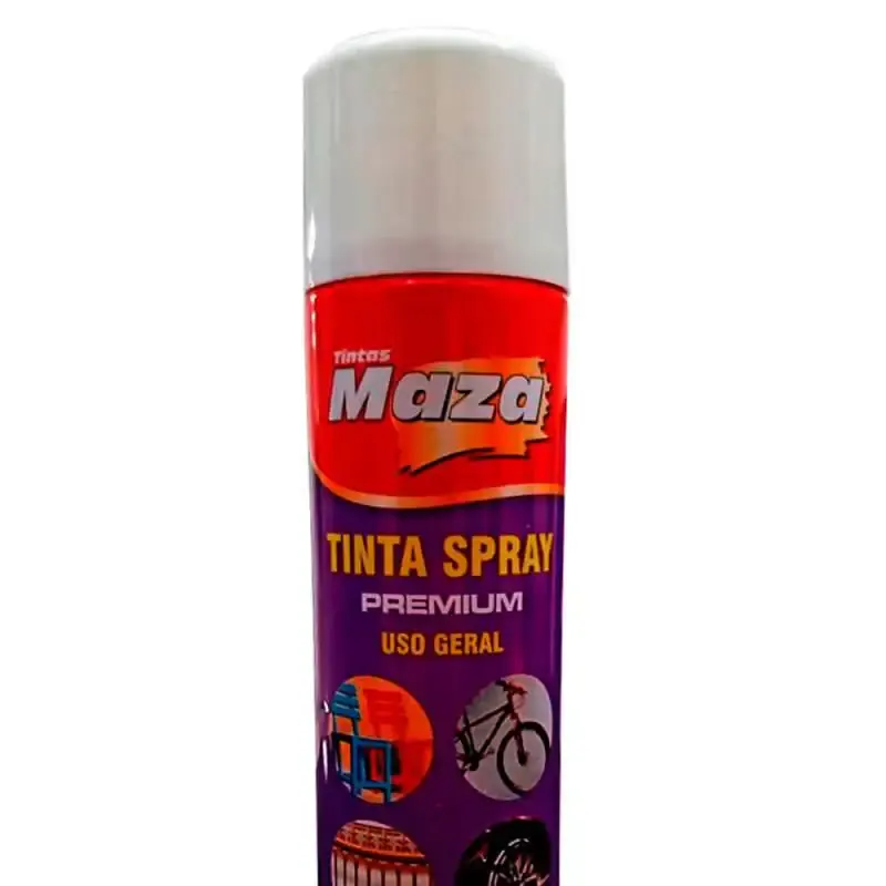 Tinta spray branco fosco 400 ML 250 GR 23850 maza — fotografia 2