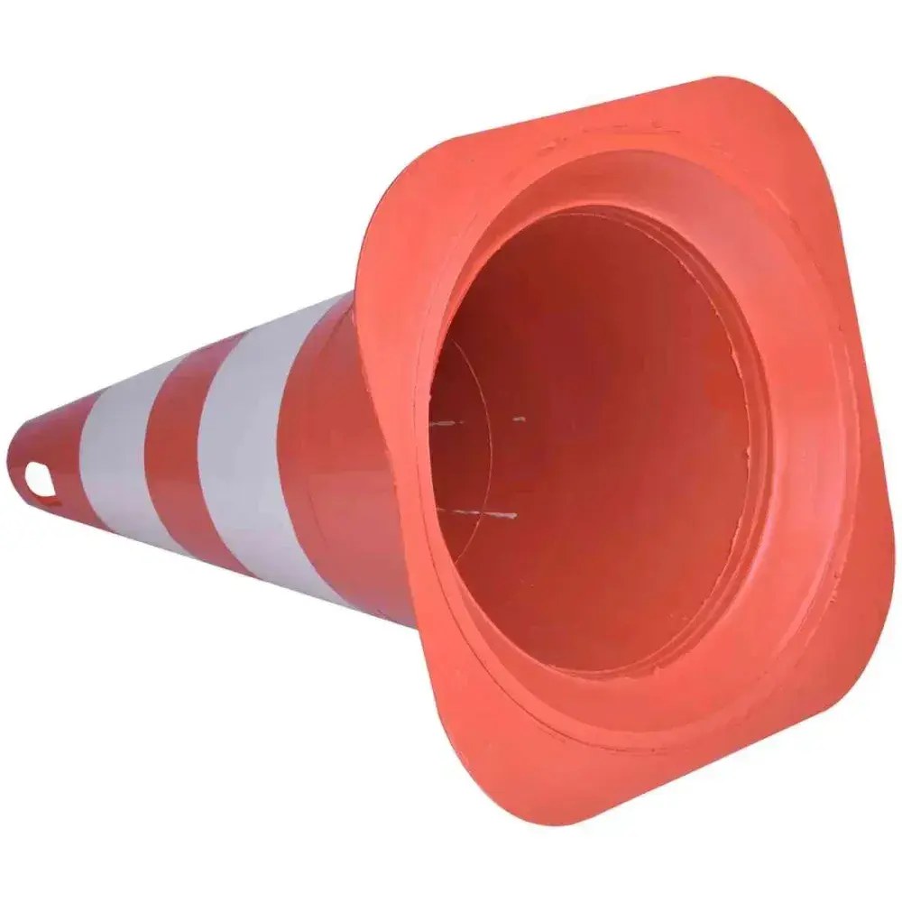 Cone de sinalização refletivo 75CM laranja Plastcor — fotografia 5