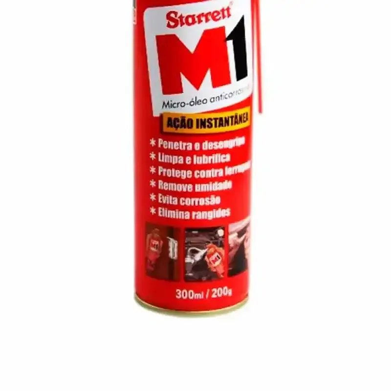 Desengripante spray 300 ML M1 com 3 peças Starrett — fotografia 4