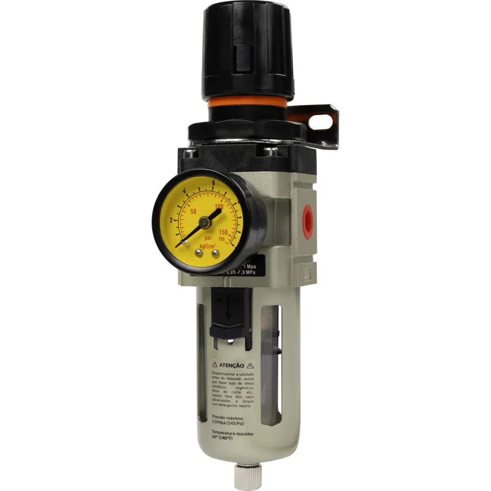 Regulador de pressão 145 lbf/pol 1/4 Bumafer — fotografia 5