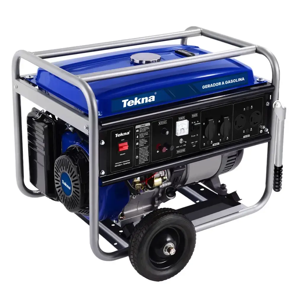 Gerador de energia à gasolina 7.2 KVA 4T bivolt GT8000FBE Tekna — fotografia de referência