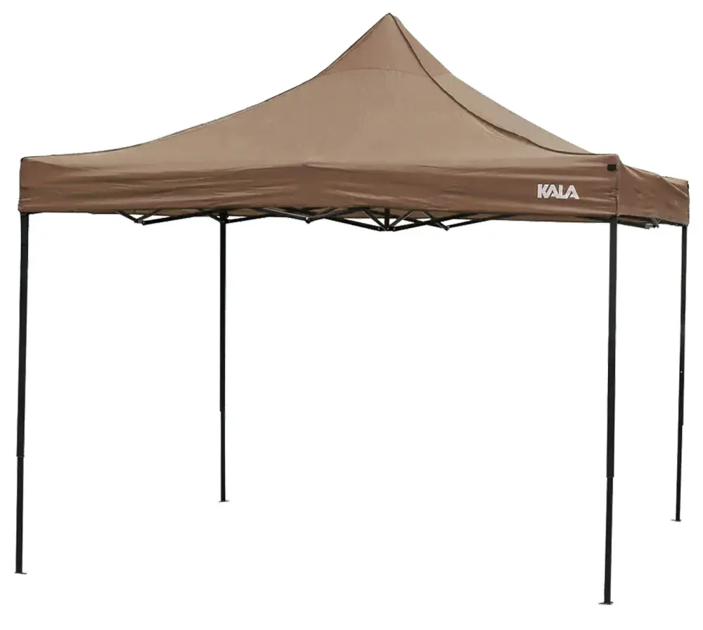 Gazebo dobravel pagoda 3X3M marrom 341648 Kala — fotografia 2