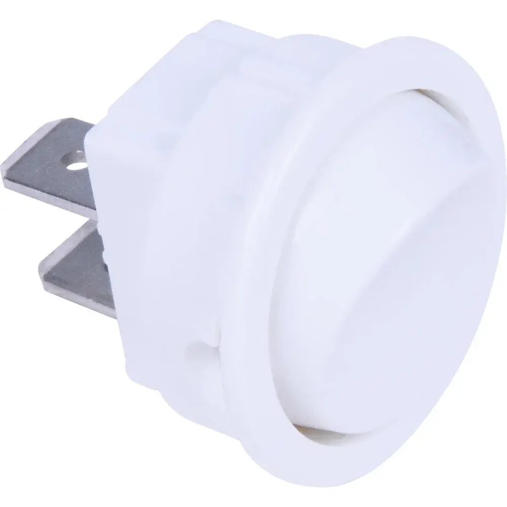 Interruptor l d 6A/120V 3A/250V branco Margirius — fotografia 3