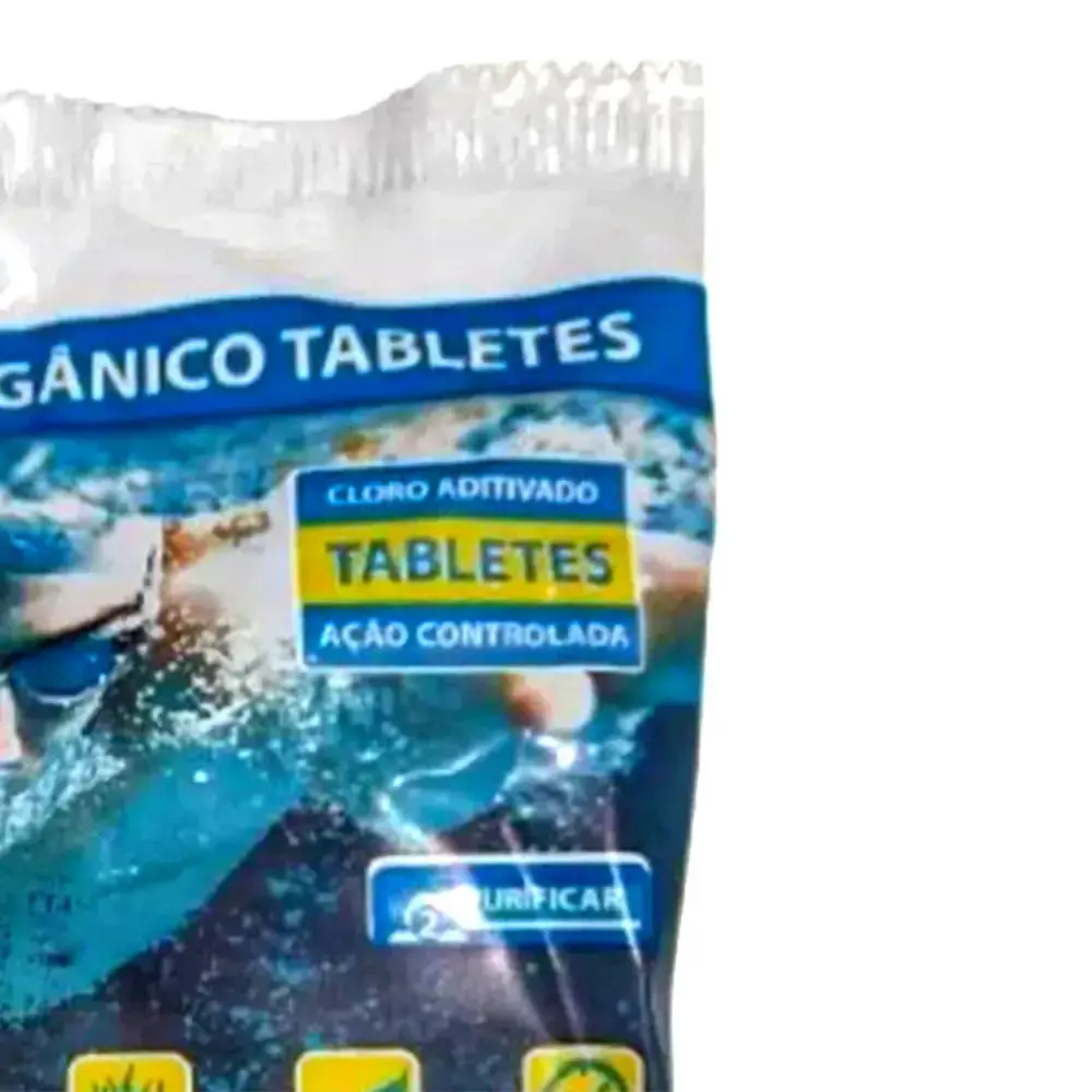 Tablete de pastilhas de cloro orgânico 200G 10 unidades Astralpool — fotografia 6