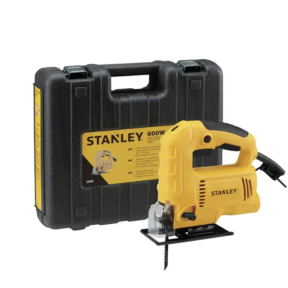 Serra tico tico profissional com maleta 600W 220V Stanley — fotografia 4