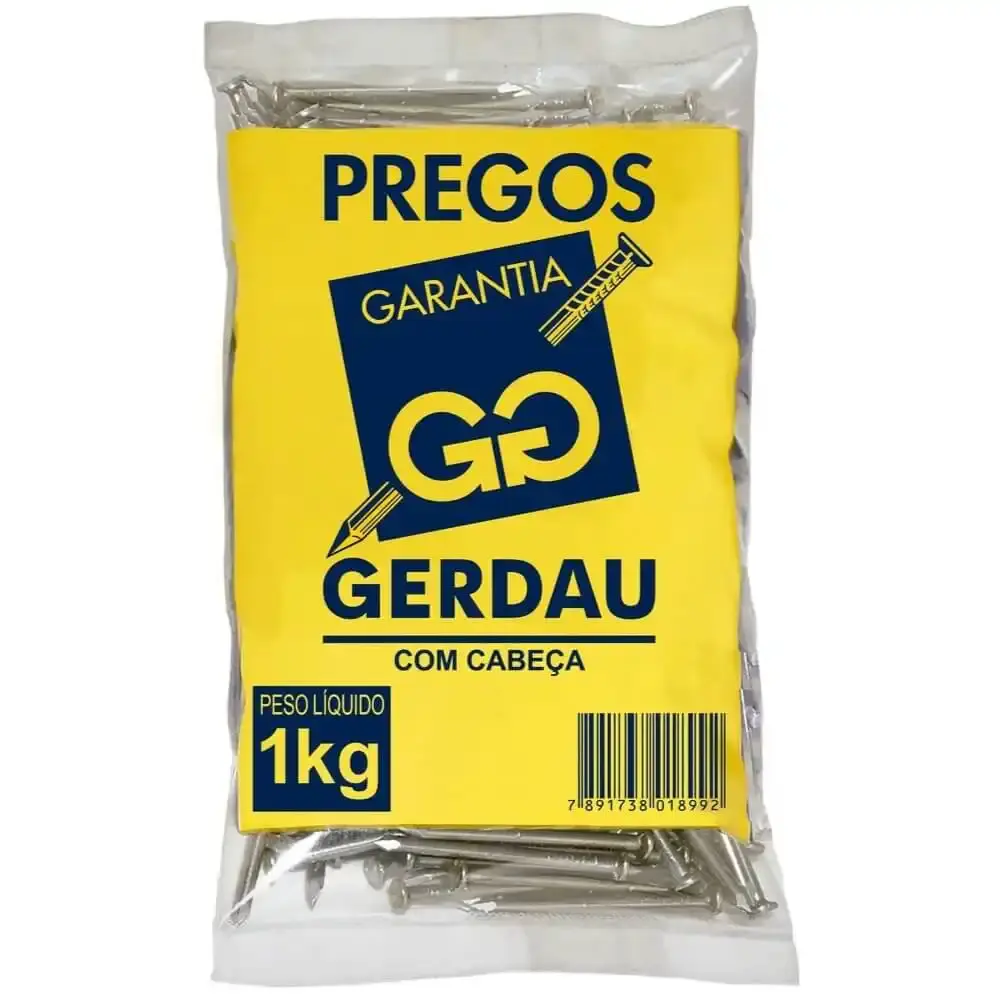 Prego com cabeça 16X24 1KG gerdau — fotografia 2