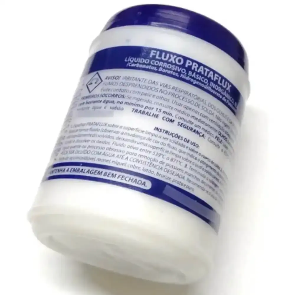 Fluxo prata para solda prataflux 250G PRATA250 Oxigen — fotografia 4