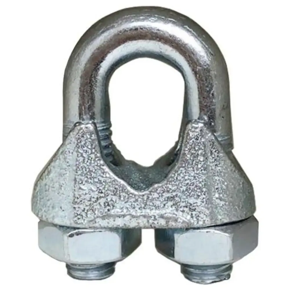 Grampo galvanizado para cabo de aço 3/8 POL 1,4 KG Belenus