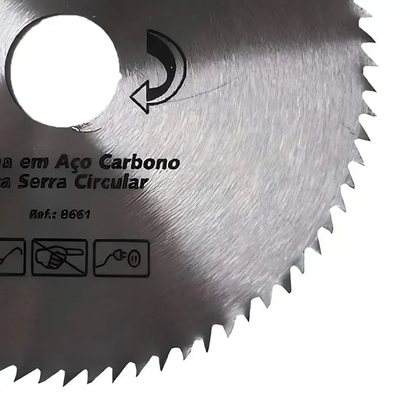 Serra circular 4.1/2 pol HSS para madeira 80 dentes kit com 20 unidades evald/brasfort — fotografia 4
