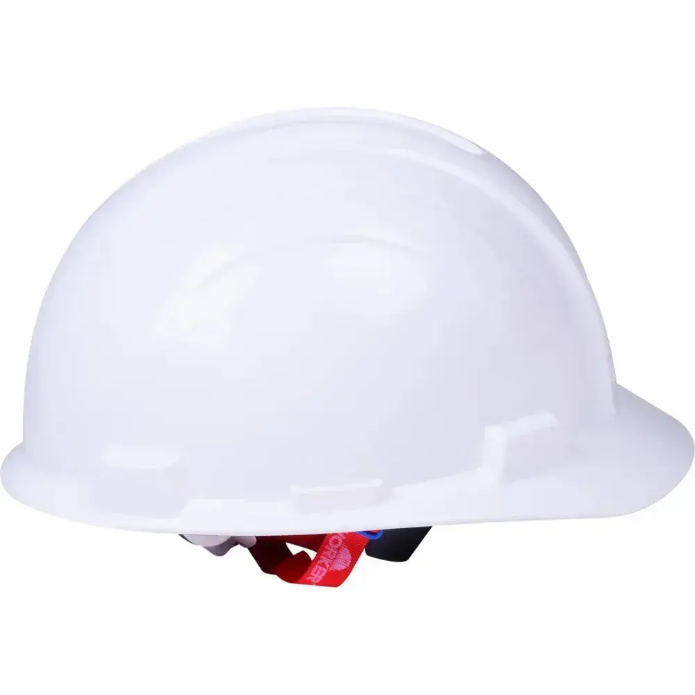 Capacete branco de proteção industrial max Worker — fotografia 8
