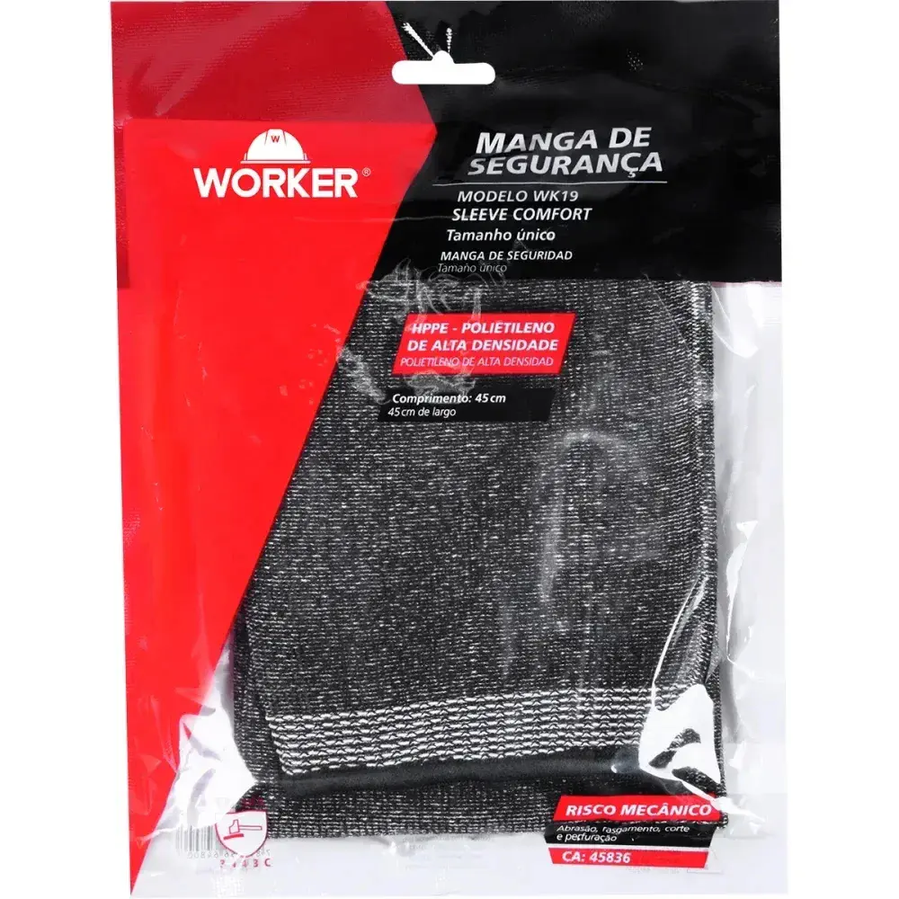 Manga de proteção hppe 45CM punho Worker — fotografia 8