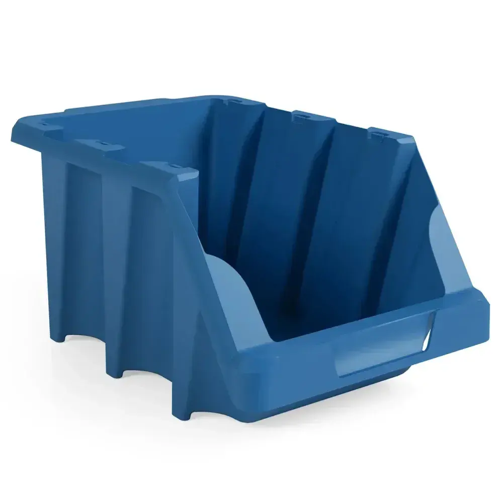 Estante gaveteiro 28 gav N7 azul kit Presto 43014 — fotografia 8