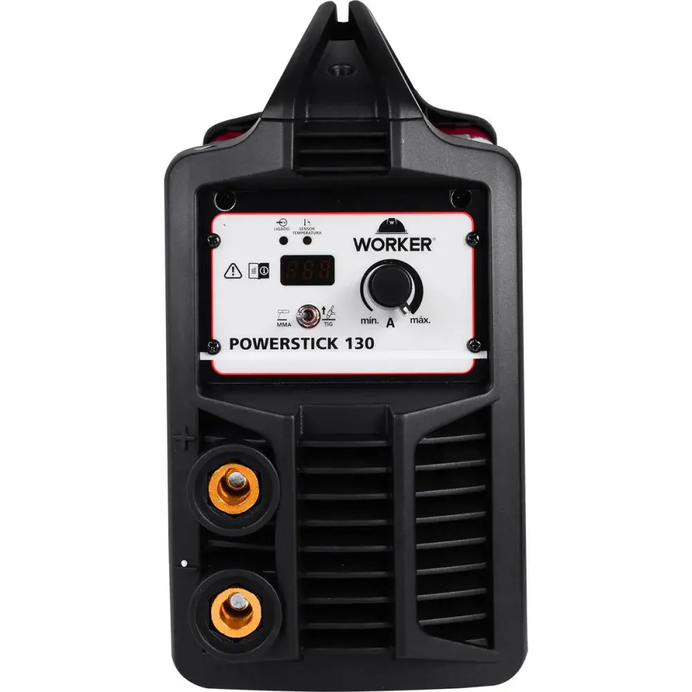 Inversora de solda com porta eletrodo powerstick 130A biv Worker — fotografia 10