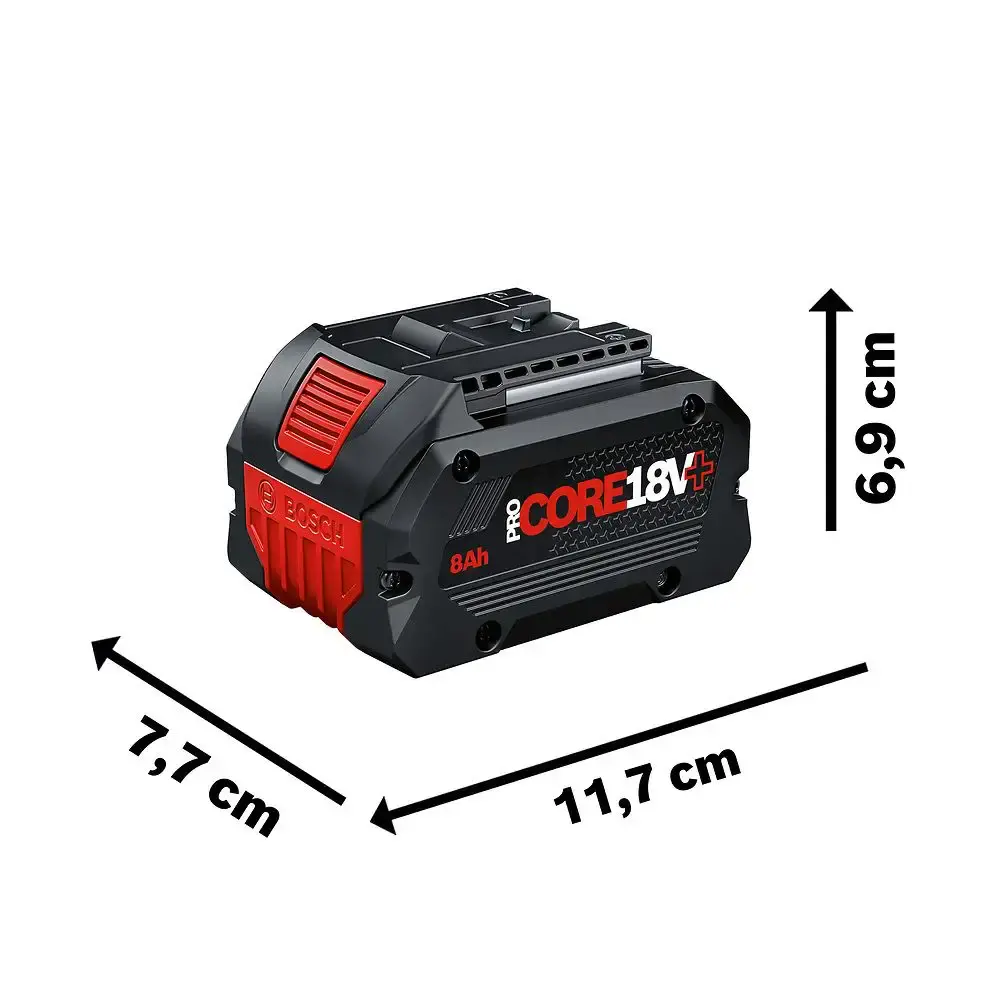 Bateria 18V 8AH GBA li-on plus procore Bosch — fotografia 3